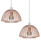 hanging industrial lampshades