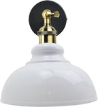 DC VOLTAGE Industrial Curved Metal Wall Sconce Fixture (E27) ~1074