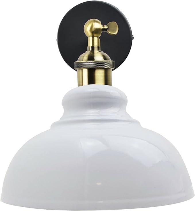 DC VOLTAGE Industrial Curved Metal Wall Sconce Fixture (E27) ~1074