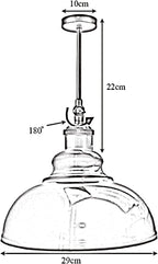 DC VOLTAGE Industrial Curved Metal Wall Sconce Fixture (E27) ~1074