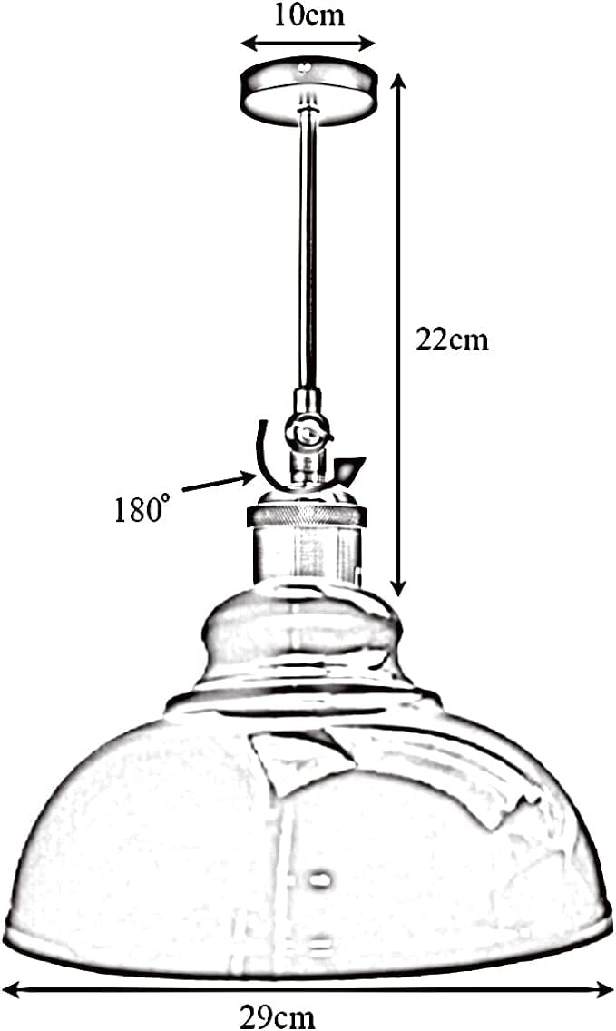 DC VOLTAGE Industrial Curved Metal Wall Sconce Fixture (E27) ~1074