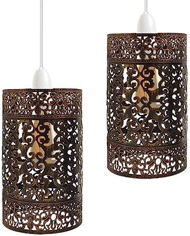 black wire cage light shade la