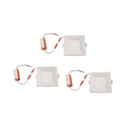 Square Recessed LED Panel Light – Slim Cool White 6000K Ceiling Light ~1220