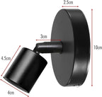 Industrial Retro E27 Wall Sconce – 180° Rotatable Metal Loft Wall Light ~1064