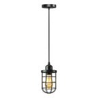 black pendant ceiling light