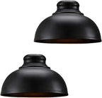 2 Pack Industrial Metal Pendant Lamp Shades ~1262