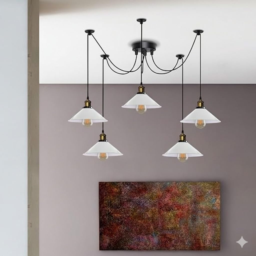 man chandelier spider outdoor