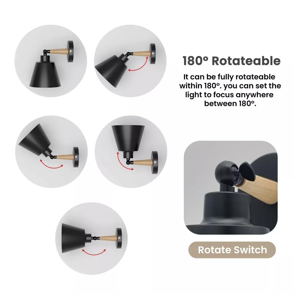 black industrial lighting