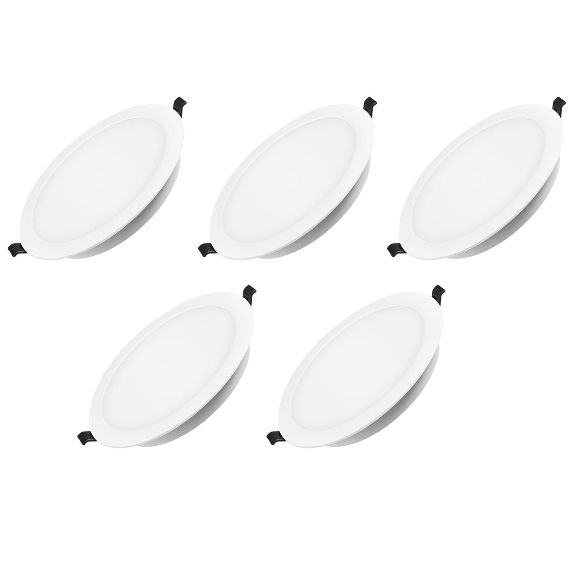 Modern 5W Round Recessed LED Downlight 6000K 550lm ~1223