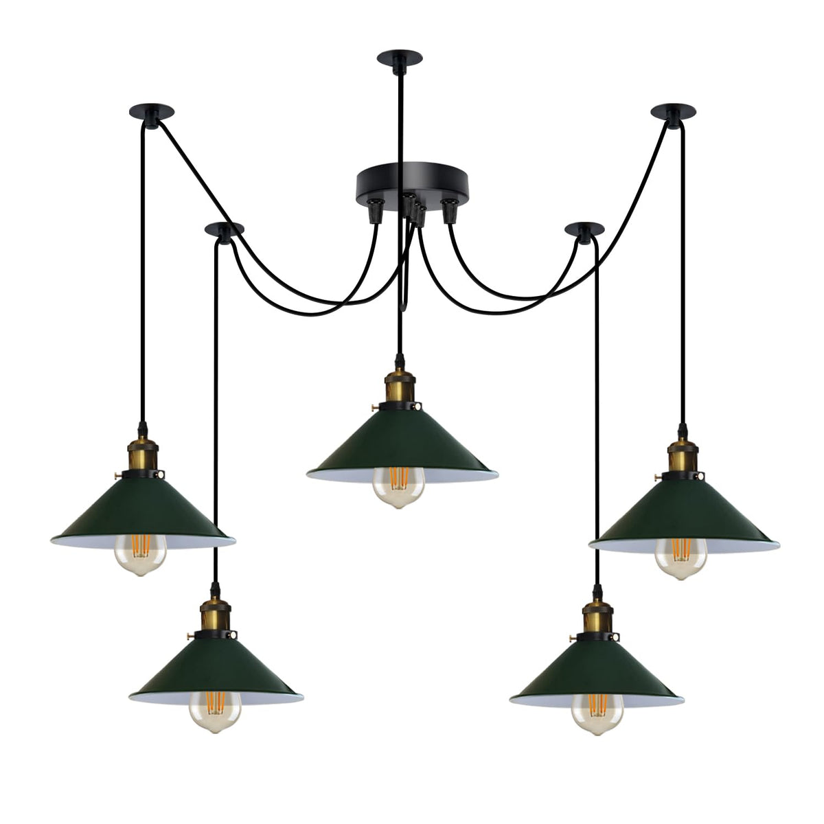 man chandelier spider outdoor