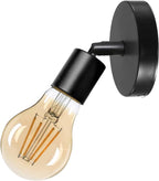 Industrial Retro E27 Wall Sconce – 180° Rotatable Metal Loft Wall Light ~1064