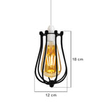 pendant metal lamp light rose