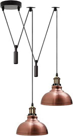 2-Head Spider Pendant Light | Industrial Retro Ceiling Lamp ~1105