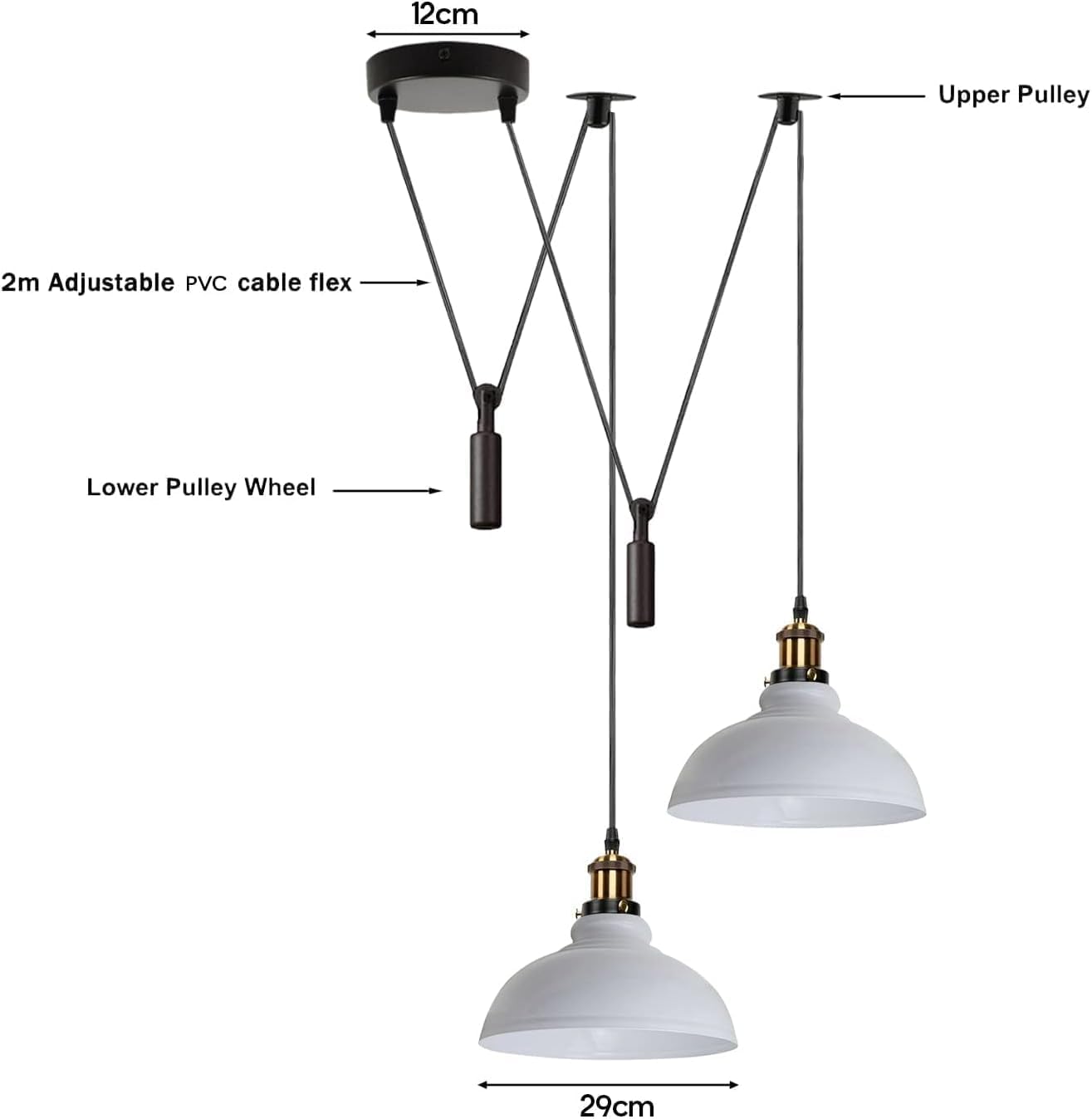 light head vintage hardware