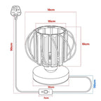 chandelier crystal lamp table