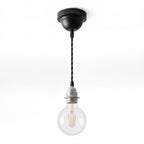 Black Finish Retro Style E27 Lamp Holder Pendant light ~1202