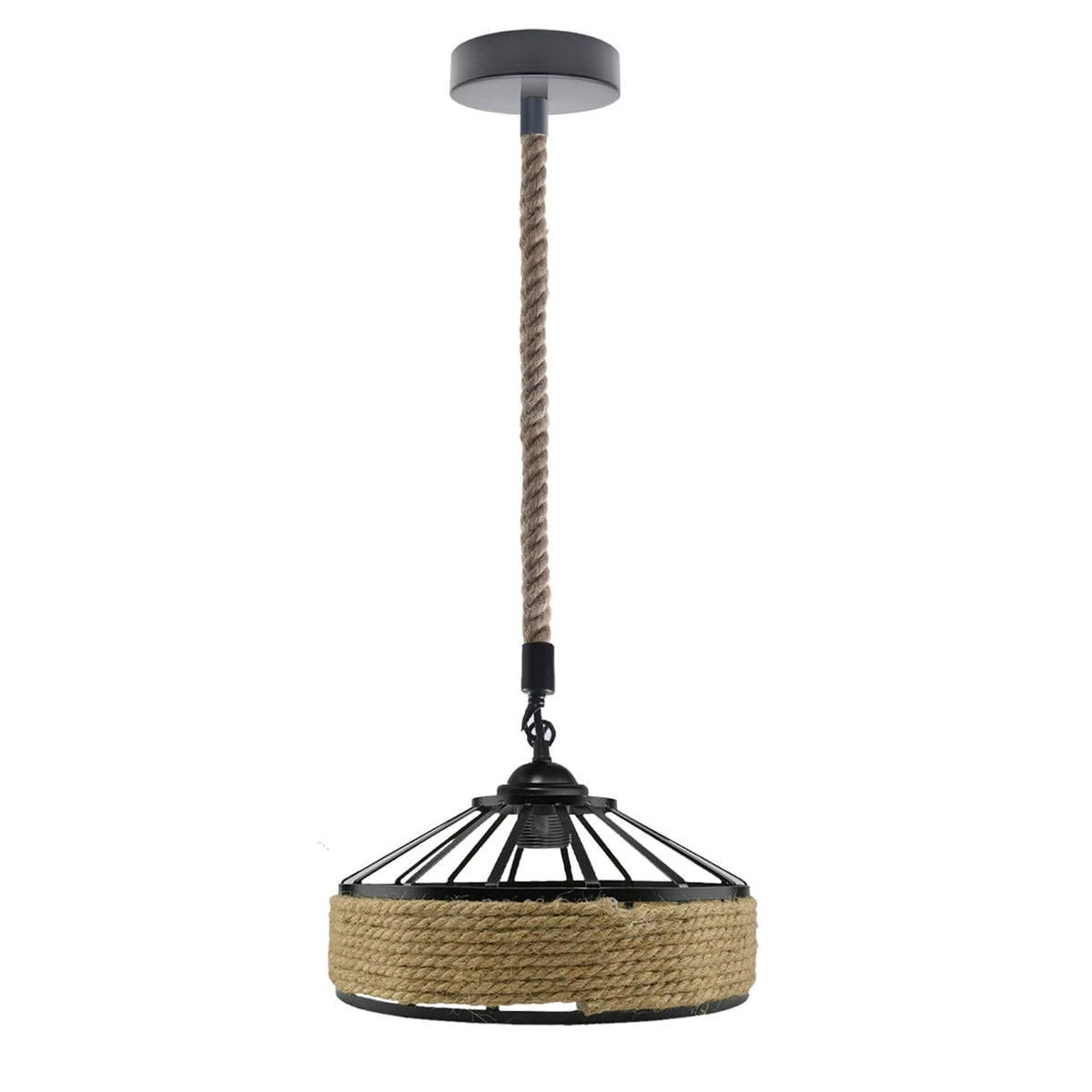 coastal hemp rope ceiling ligh