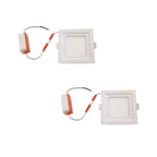 Square Recessed LED Panel Light – Slim Cool White 6000K Ceiling Light ~1220