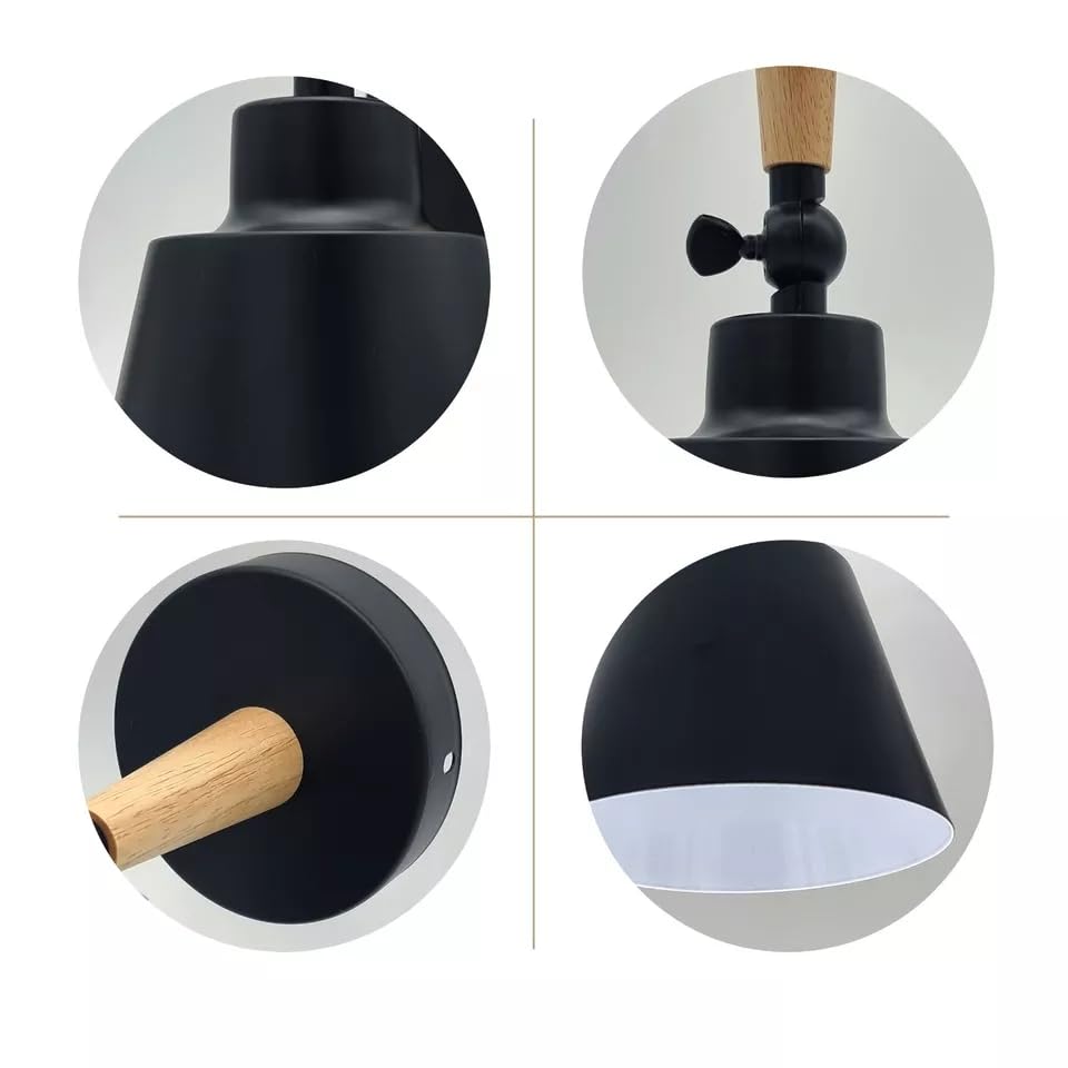 black industrial lighting