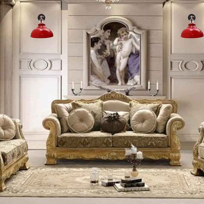 DC VOLTAGE Industrial Curved Metal Wall Sconce Fixture (E27) ~1074