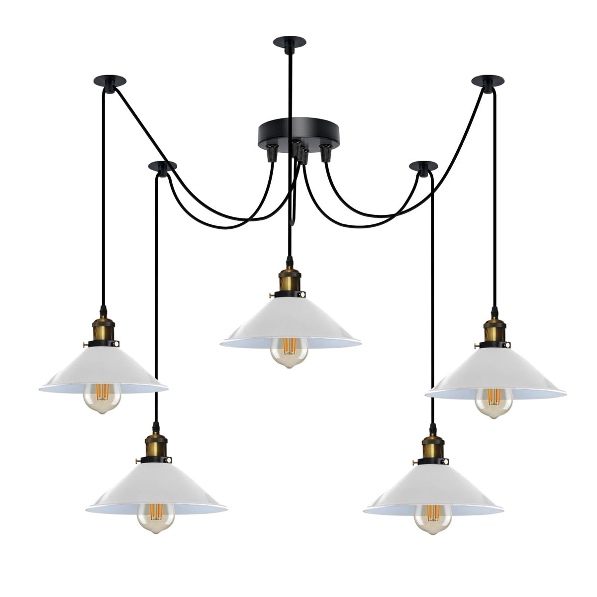man chandelier spider outdoor