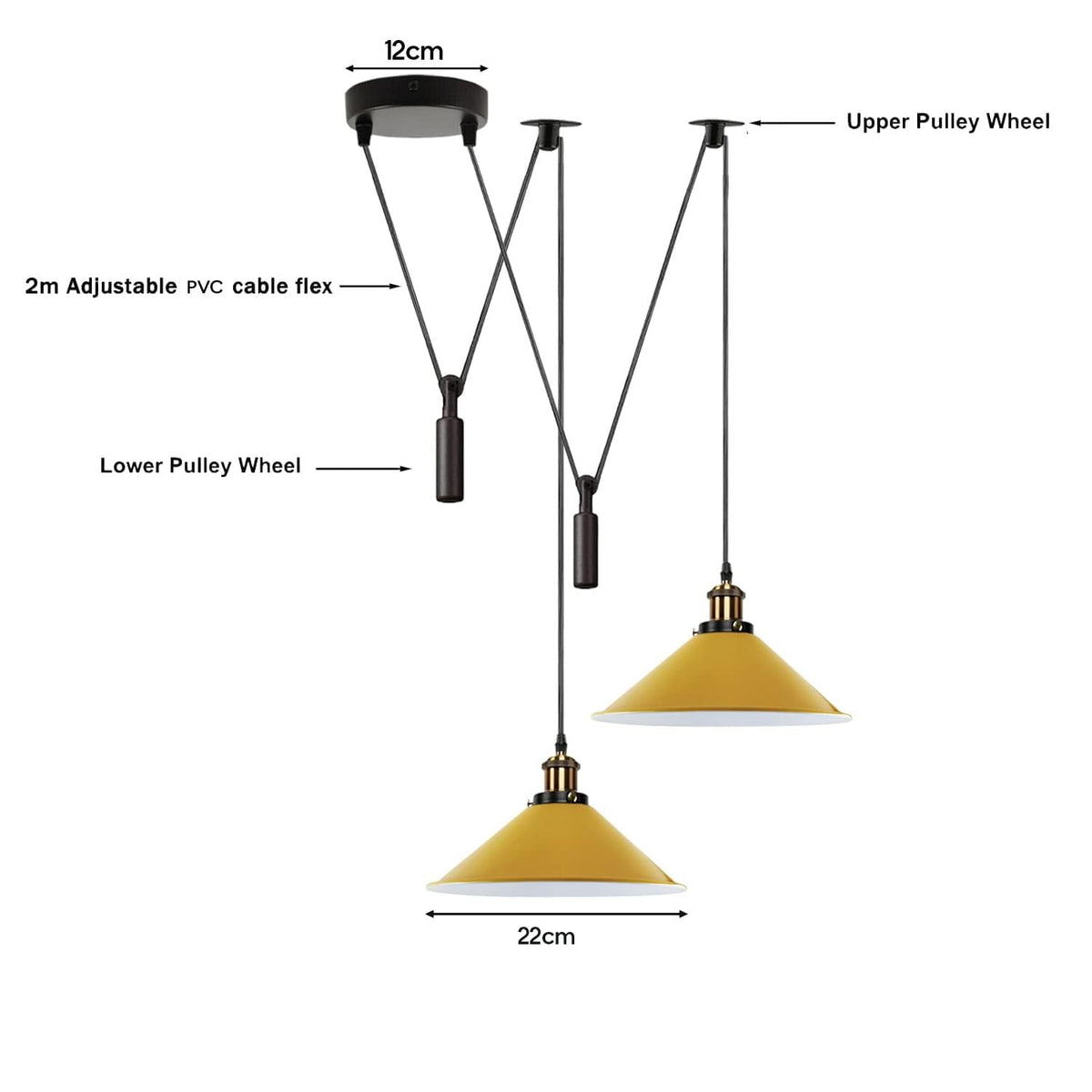 black copper pendant light for