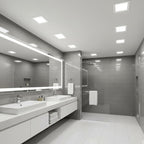 Square Recessed LED Panel Light – Slim Cool White 6000K Ceiling Light ~1220