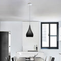 black drop pendant fittings