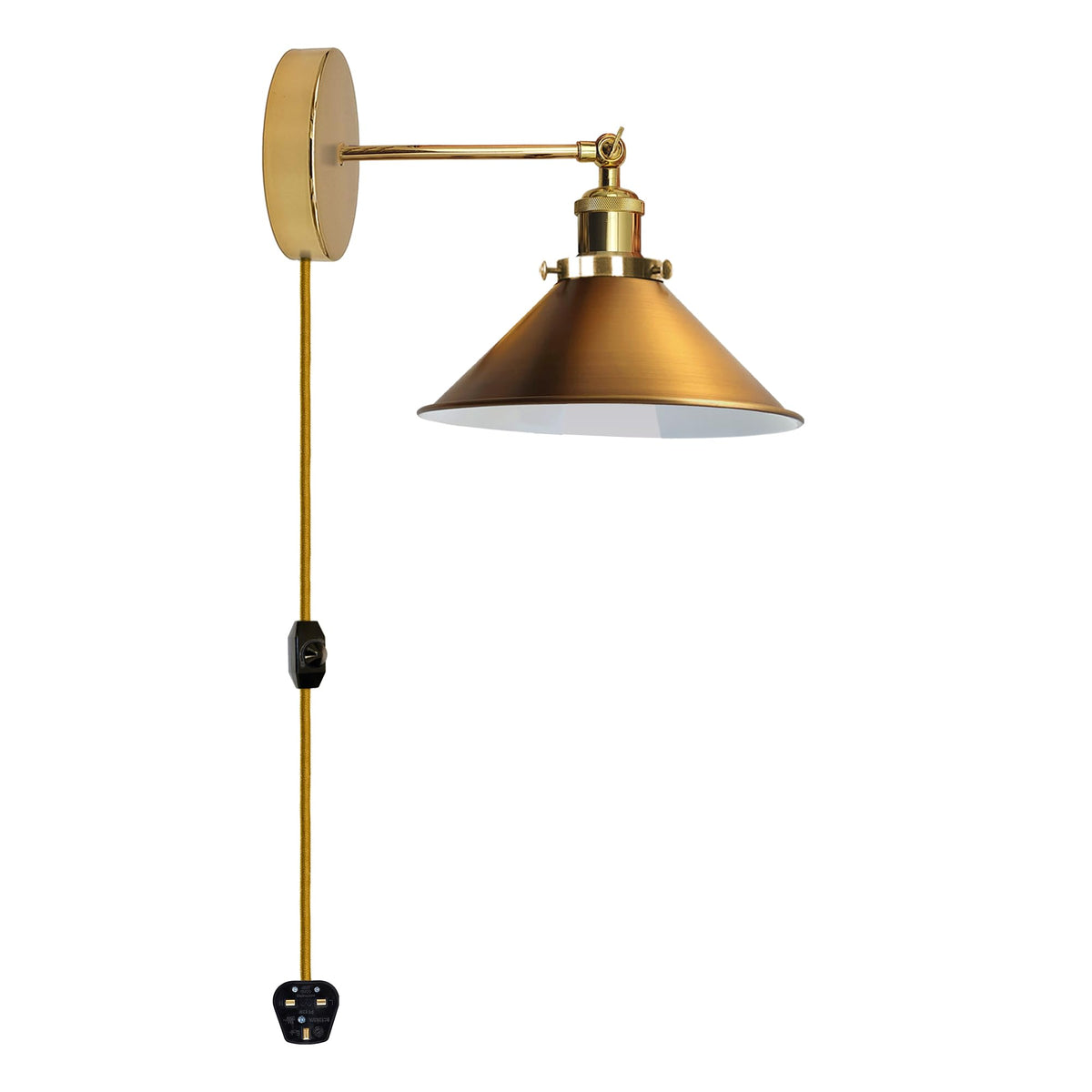 plug in wall light for lamp