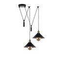 black fitting lights pendant