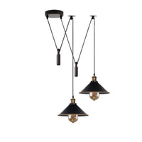 2 Head Industrial Ceiling Pendant Light  ~1244