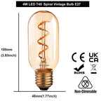 bulb white 4w e27 light glass