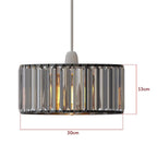 light shade crystal gold silve