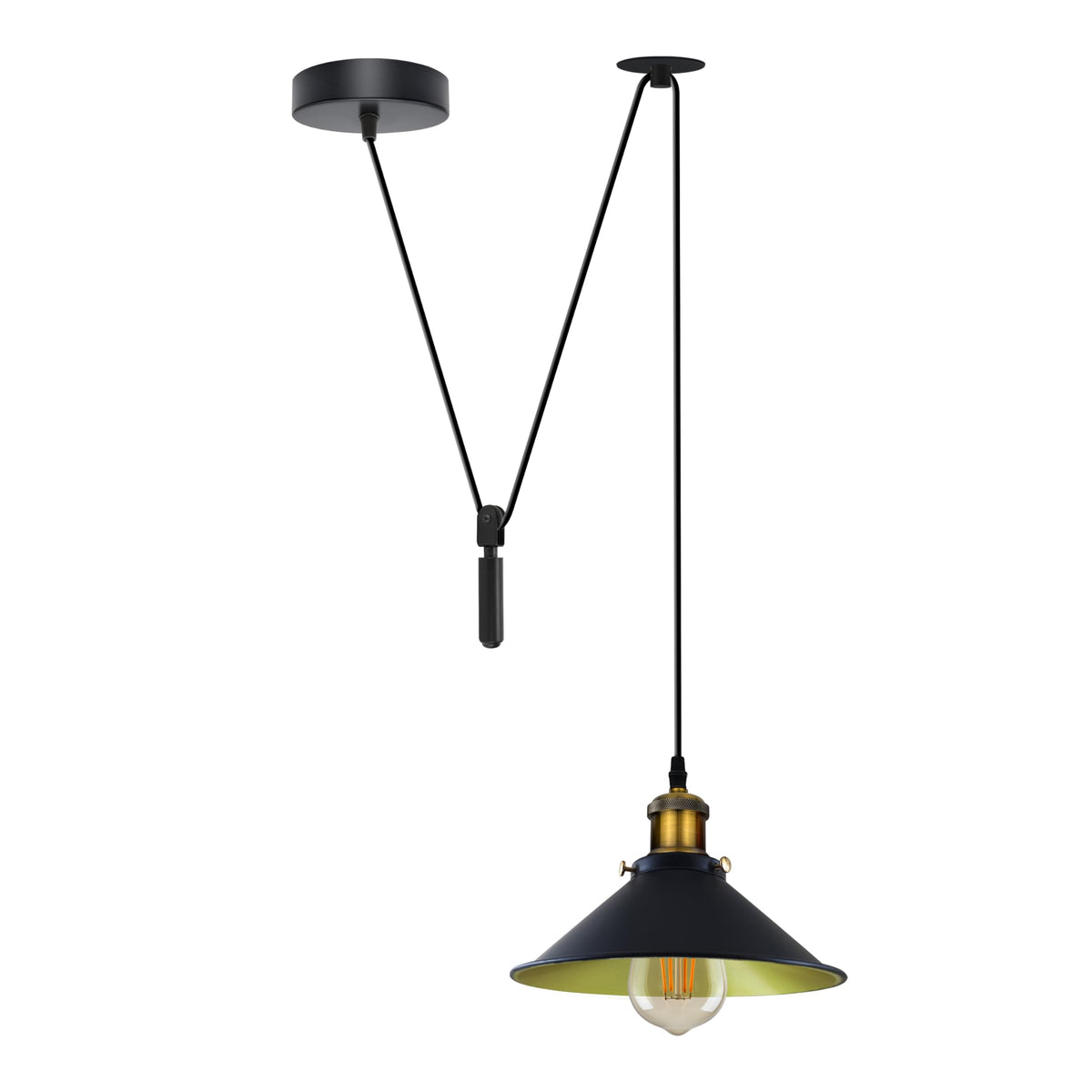 adjustable pulley ceiling fixt