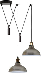2-Head Spider Pendant Light | Industrial Retro Ceiling Lamp ~1105