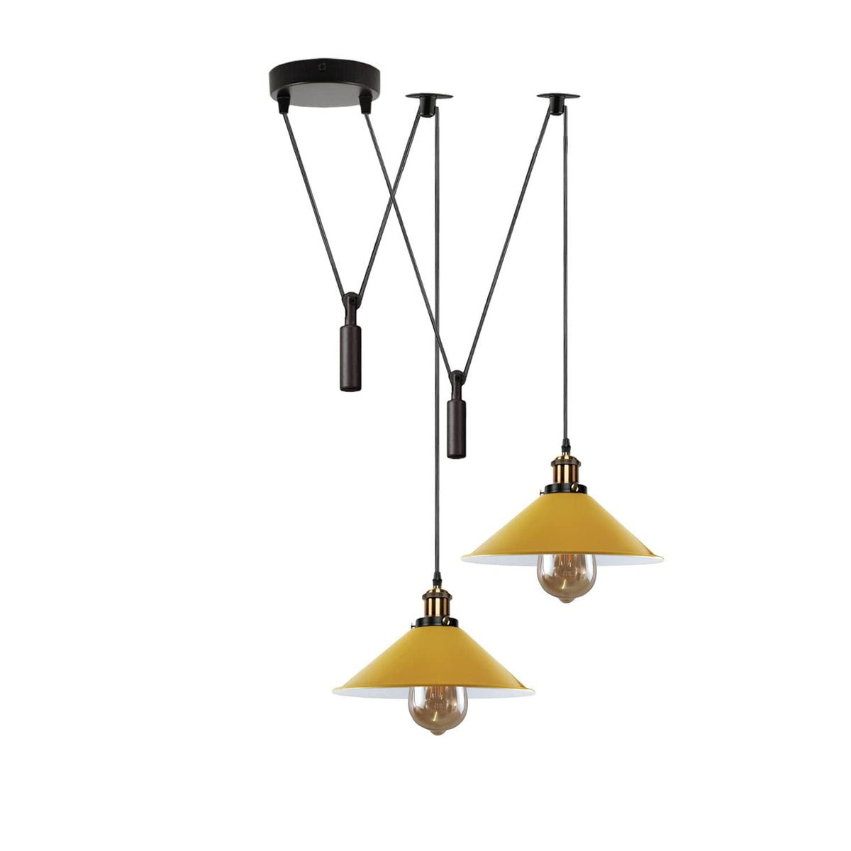 black copper pendant light for