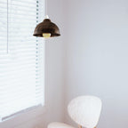 shade black ceiling brass