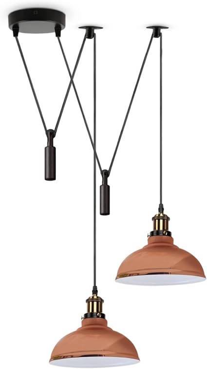 2-Head Spider Pendant Light | Industrial Retro Ceiling Lamp ~1105