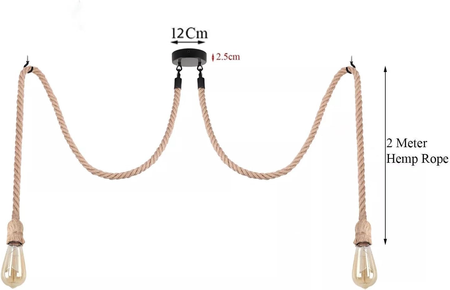 pendant e27 retro socket bedro