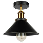 white metal ceiling light fixt