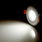 Modern New LED Recessed Ceiling White LED Round Panel Downlight IP20 Cool White ~1222
