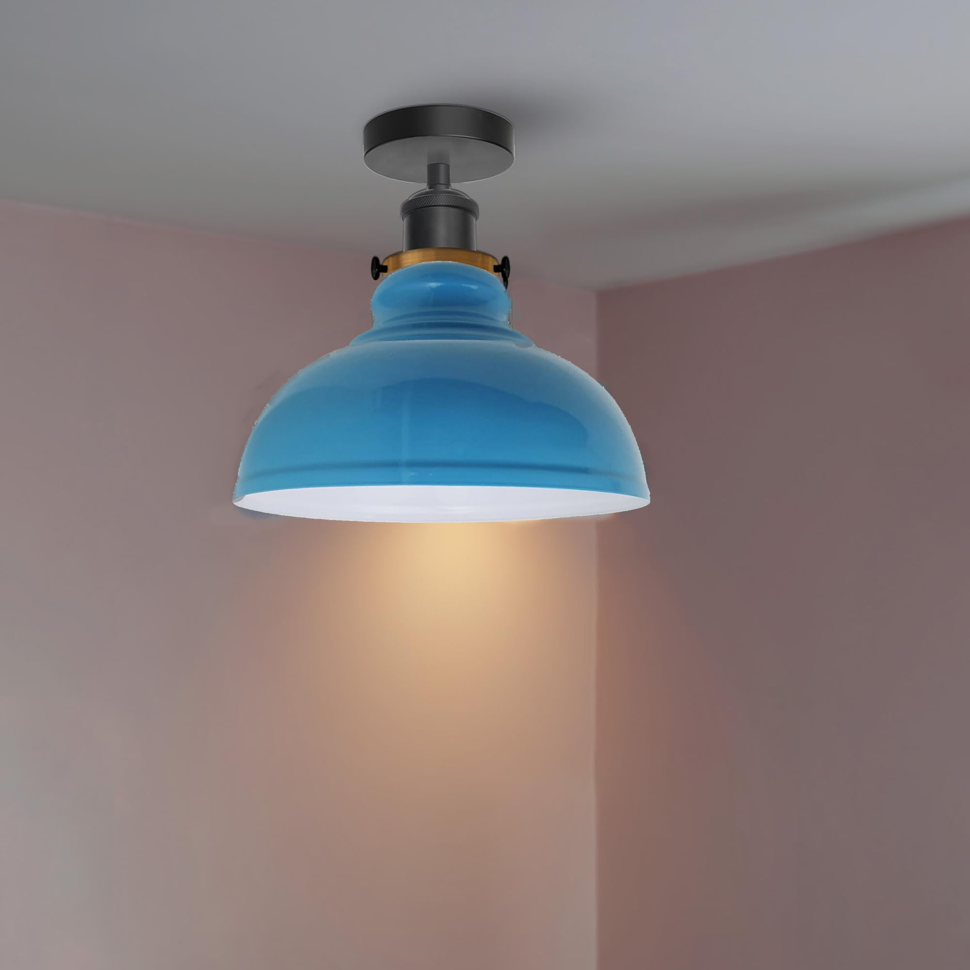 light shade black brass pendan