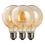 G95 E27 LED Filament Bulb 8W 800lm 2700K Amber Dimmable ~1226