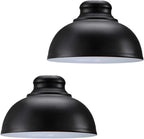2 Pack Industrial Metal Pendant Lamp Shades ~1262