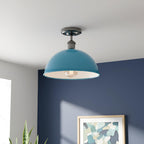 semi antique shade screw blue