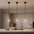Black Finish Retro Style E27 Lamp Holder Pendant light ~1202
