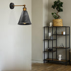 DC Voltage 18cm Metal Cone Lampshade E27/B22 ~1216