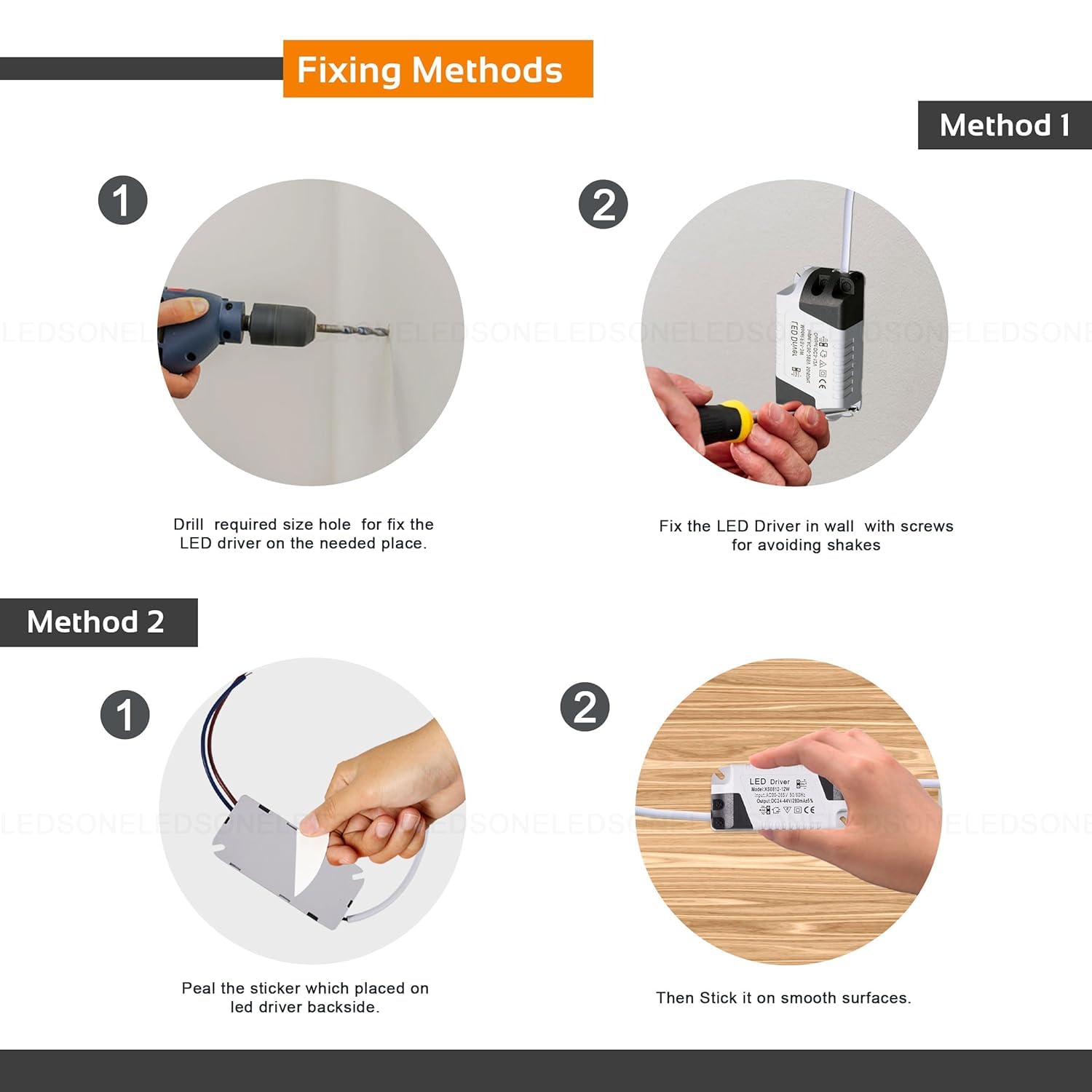DCVOLTAGE IP20 36-50W Constant Current LED Driver, 300mA ~1062