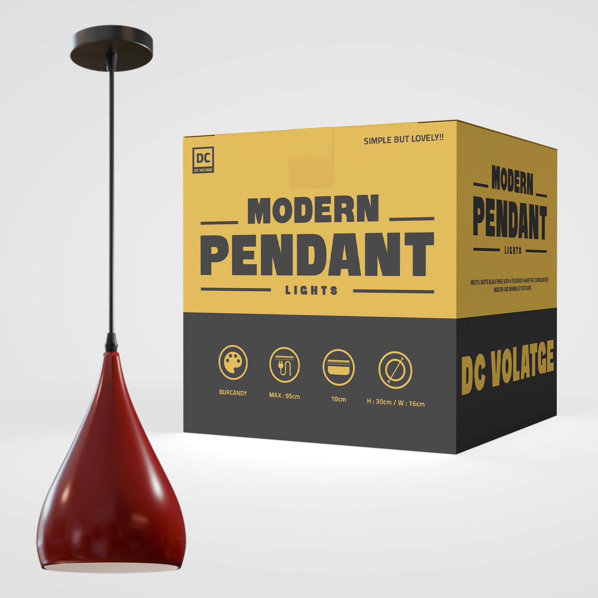 pendant ceiling shade orange