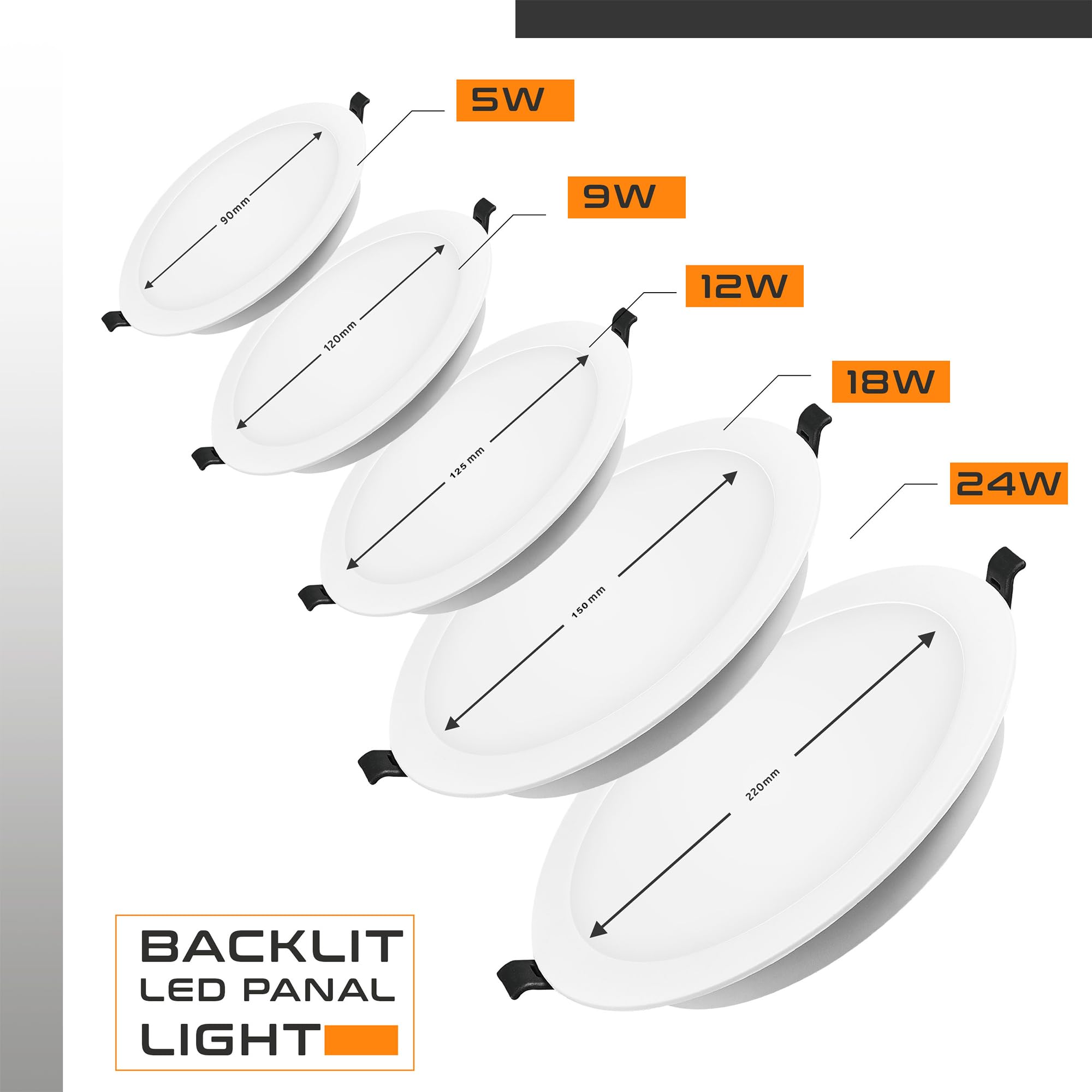 spot 3000k commercial lights